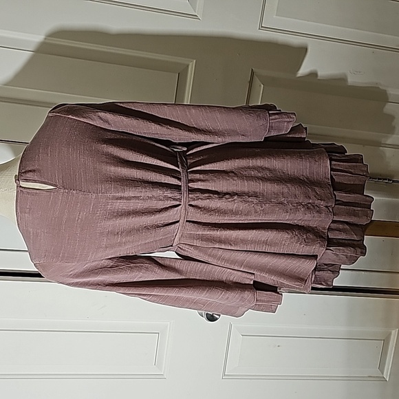 Bluivy young contemporary mauve boho ruffle dress. Size small. Fairycore - Picture 10 of 16